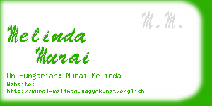 melinda murai business card